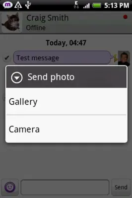 mChat android App screenshot 0