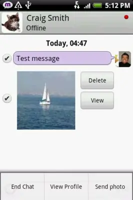 mChat android App screenshot 2