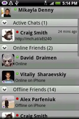 mChat android App screenshot 6